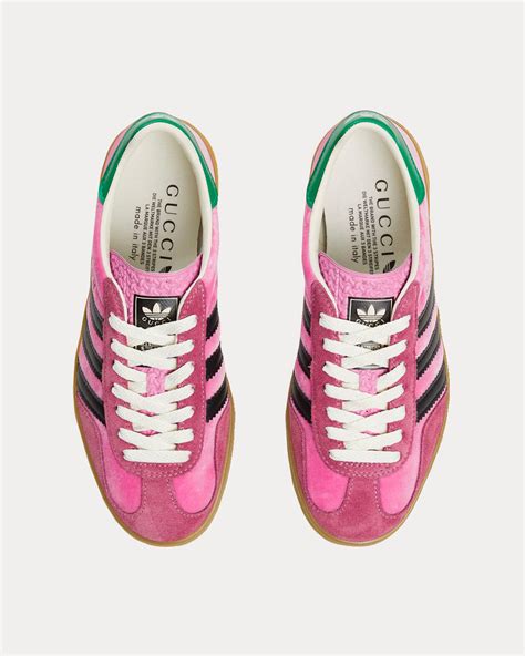 gazelle gucci pink|Gucci x gazelle pink velvet.